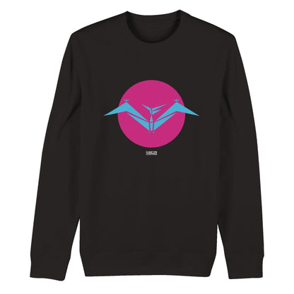 Tera Pink Sun - Organic Unisex Crewneck Sweatshirt