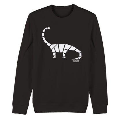 Long Neck White - Organic Unisex Crewneck Sweatshirt