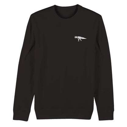 Trex White - Organic Unisex Crewneck Sweatshirt