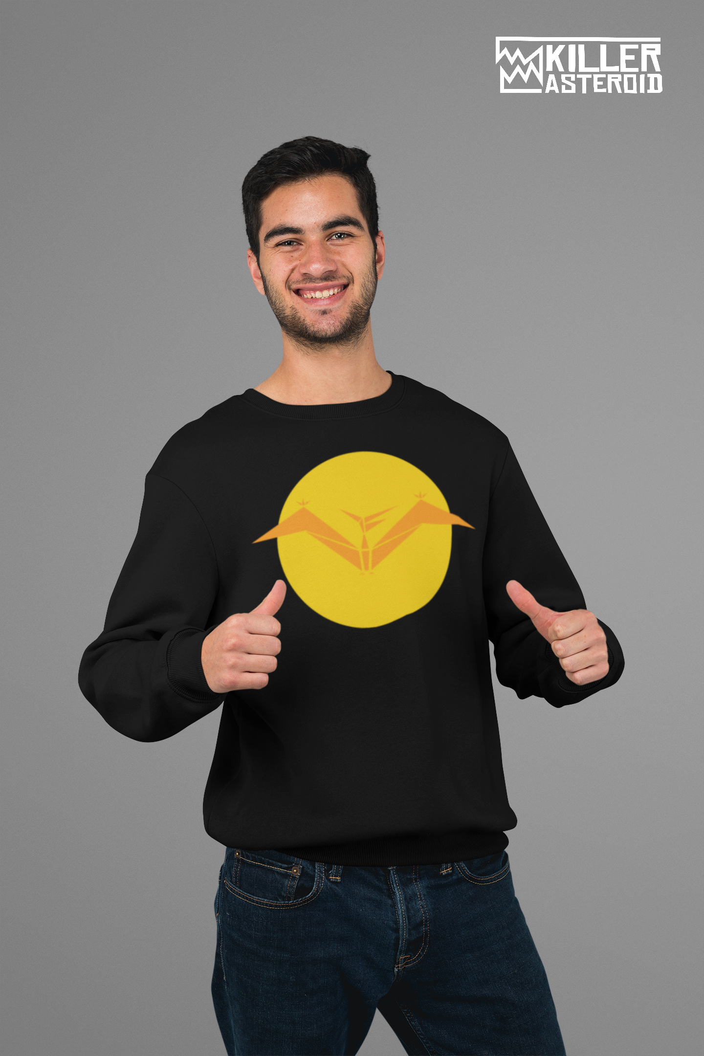 Tera Yellow Sun - Organic Unisex Crewneck Sweatshirt