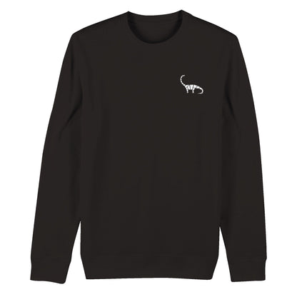 Long Neck White - Organic Unisex Crewneck Sweatshirt